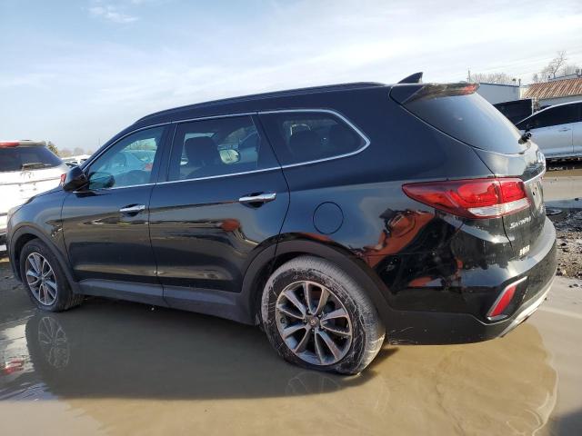 KM8SM4HF8HU214909 - 2017 HYUNDAI SANTA FE SE BLACK photo 2