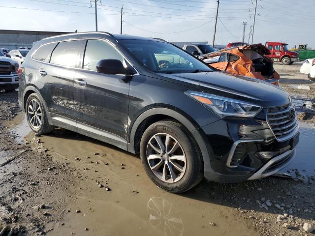 KM8SM4HF8HU214909 - 2017 HYUNDAI SANTA FE SE BLACK photo 4