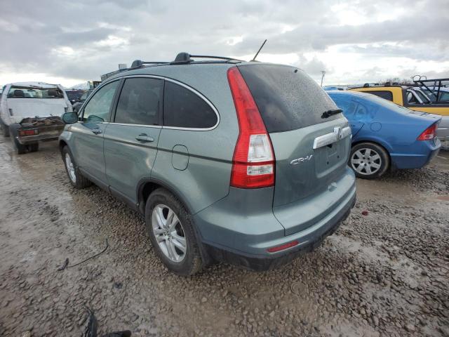 5J6RE4H71AL029695 - 2010 HONDA CR-V EXL TURQUOISE photo 2