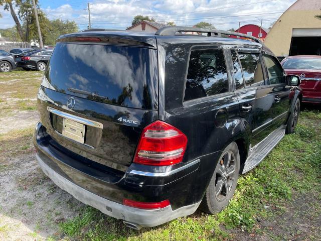 4JGBF71E77A124129 - 2007 MERCEDES-BENZ GL 450 4MATIC BLACK photo 4