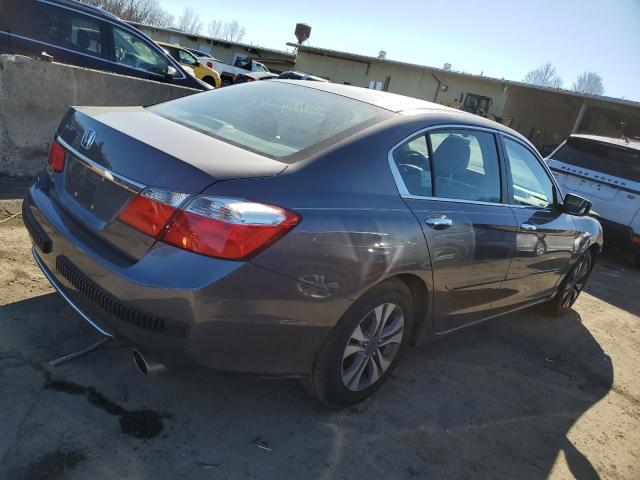 1HGCR2F30EA106936 - 2014 HONDA ACCORD LX GRAY photo 3