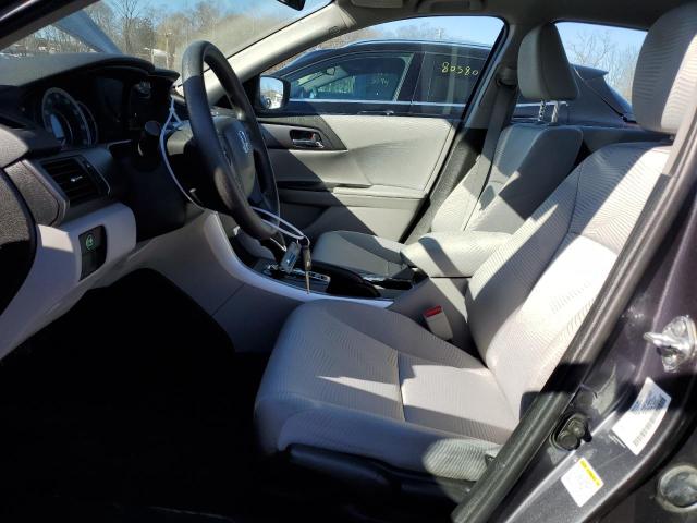 1HGCR2F30EA106936 - 2014 HONDA ACCORD LX GRAY photo 7