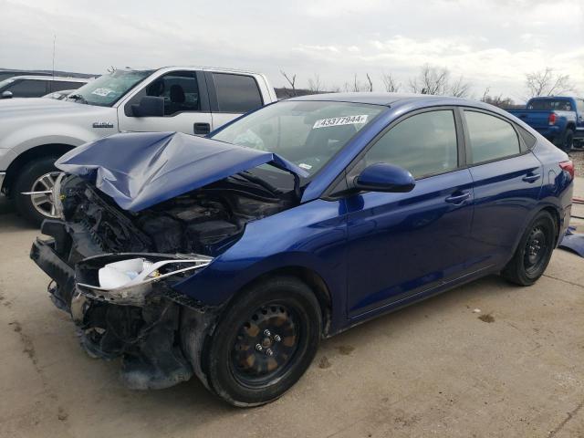 3KPC24A69LE099625 - 2020 HYUNDAI ACCENT SE BLUE photo 1