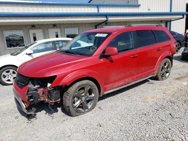 3C4PDCGB7ET261132 - 2014 DODGE JOURNEY CROSSROAD RED photo 1