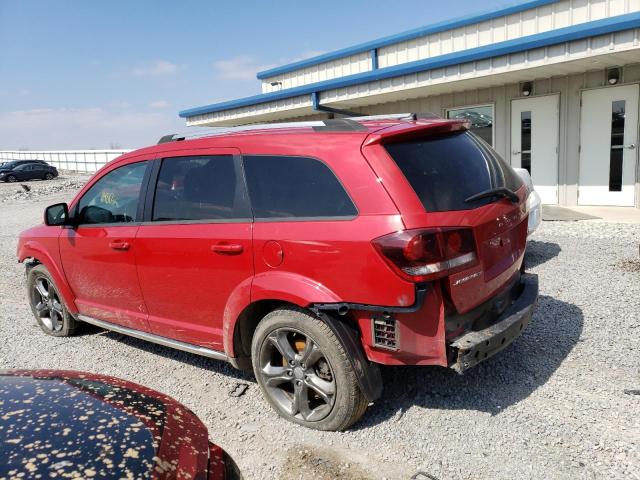 3C4PDCGB7ET261132 - 2014 DODGE JOURNEY CROSSROAD RED photo 2