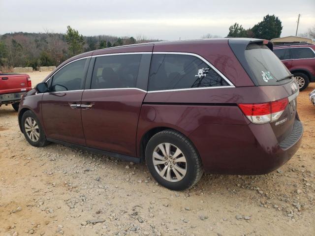 5FNRL5H31GB121092 - 2016 HONDA ODYSSEY SE BURGUNDY photo 2