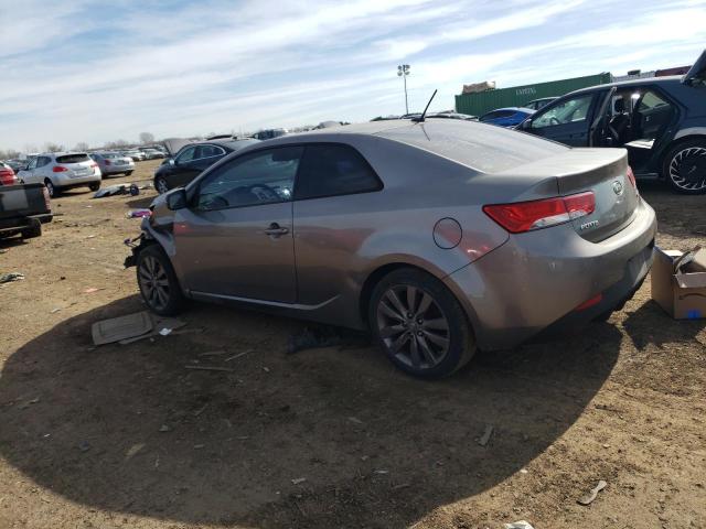 KNAFW6A38D5664122 - 2013 KIA FORTE SX GRAY photo 2