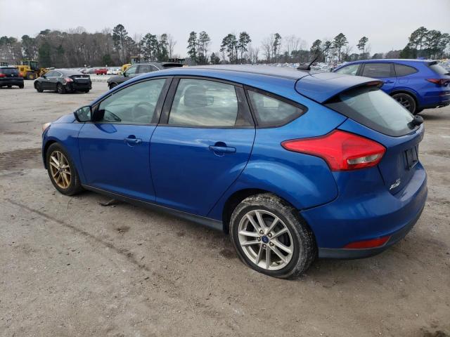 1FADP3K24JL295414 - 2018 FORD FOCUS SE BLUE photo 2