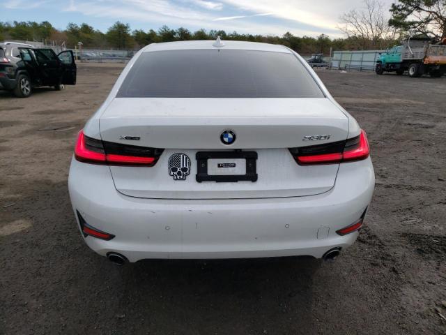 3MW5R7J07L8B18654 - 2020 BMW 330XI WHITE photo 6