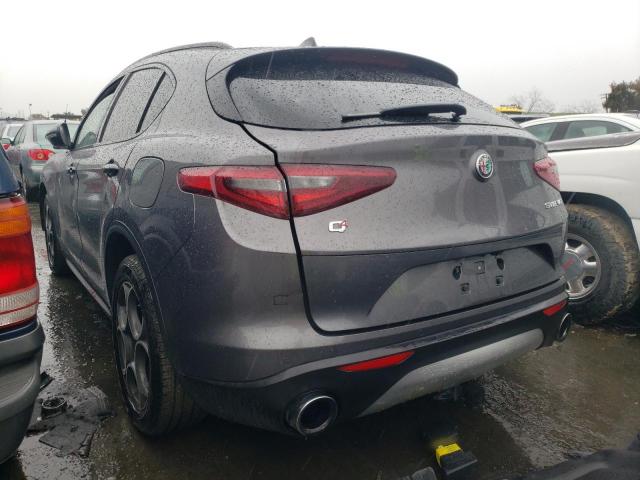 ZASPAKBN0K7C36844 - 2019 ALFA ROMEO STELVIO TI GRAY photo 2