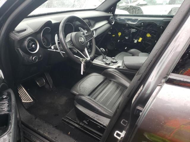 ZASPAKBN0K7C36844 - 2019 ALFA ROMEO STELVIO TI GRAY photo 7
