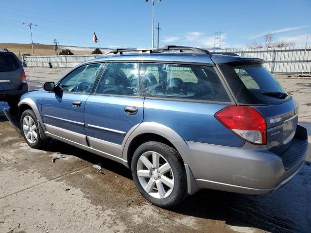 4S4BP61C587313544 - 2008 SUBARU OUTBACK 2.5I BLUE photo 2