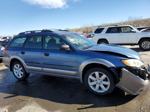 4S4BP61C587313544 - 2008 SUBARU OUTBACK 2.5I BLUE photo 4