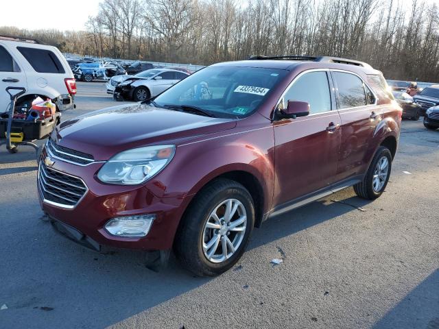 2GNALCEK7G1165248 - 2016 CHEVROLET EQUINOX LT RED photo 1