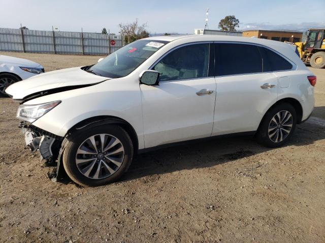 5FRYD4H43GB023451 - 2016 ACURA MDX TECHNOLOGY WHITE photo 1