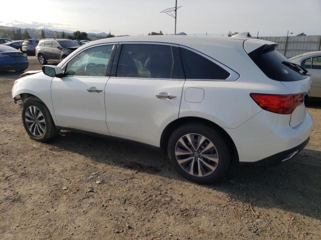 5FRYD4H43GB023451 - 2016 ACURA MDX TECHNOLOGY WHITE photo 2
