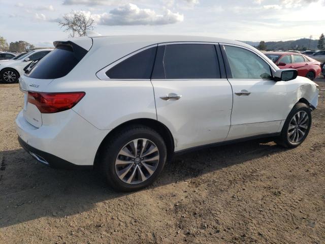 5FRYD4H43GB023451 - 2016 ACURA MDX TECHNOLOGY WHITE photo 3