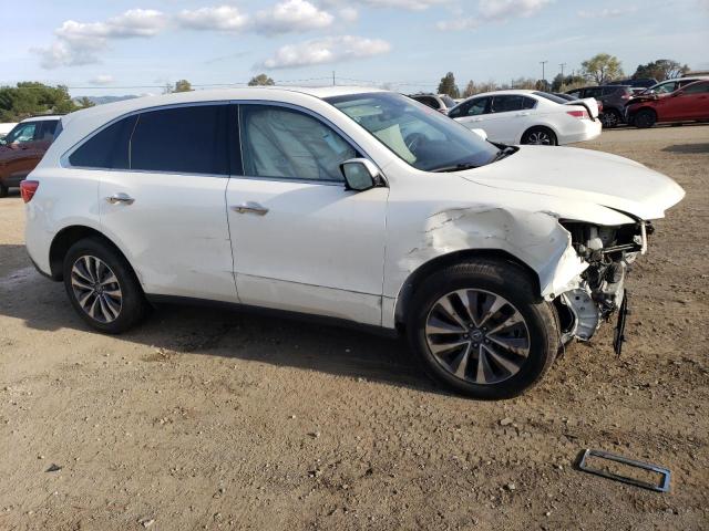 5FRYD4H43GB023451 - 2016 ACURA MDX TECHNOLOGY WHITE photo 4