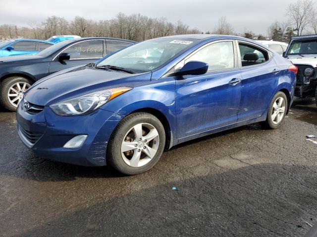 KMHDH4AE8DU536054 - 2013 HYUNDAI ELANTRA GLS BLUE photo 1