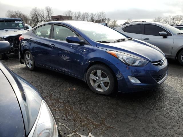 KMHDH4AE8DU536054 - 2013 HYUNDAI ELANTRA GLS BLUE photo 4