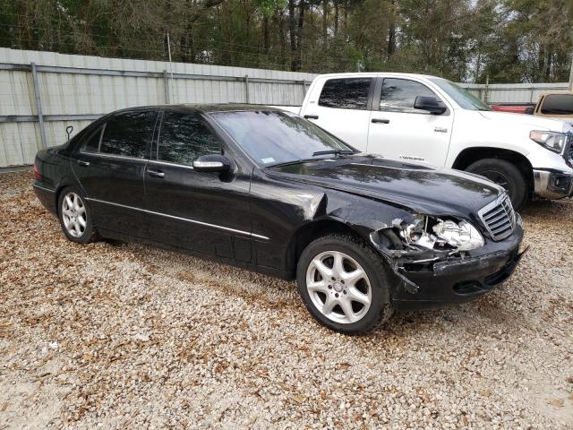 WDBNG83J43A364519 - 2003 MERCEDES-BENZ S 430 4MATIC BLACK photo 4