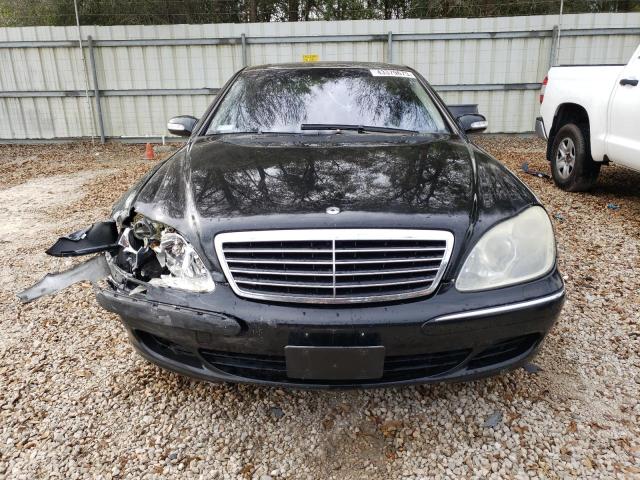 WDBNG83J43A364519 - 2003 MERCEDES-BENZ S 430 4MATIC BLACK photo 5