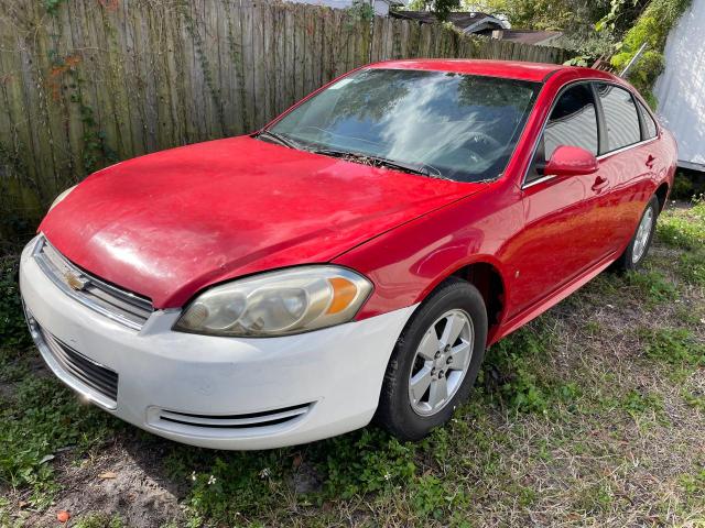 2G1WT57K691211672 - 2009 CHEVROLET IMPALA 1LT RED photo 2