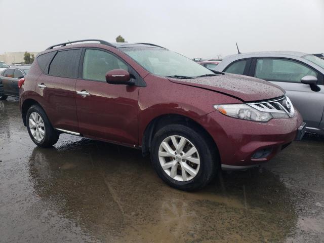 JN8AZ1MU1BW060953 - 2011 NISSAN MURANO S MAROON photo 4