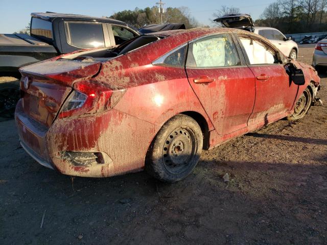 2HGFC2F68KH505454 - 2019 HONDA CIVIC LX RED photo 3