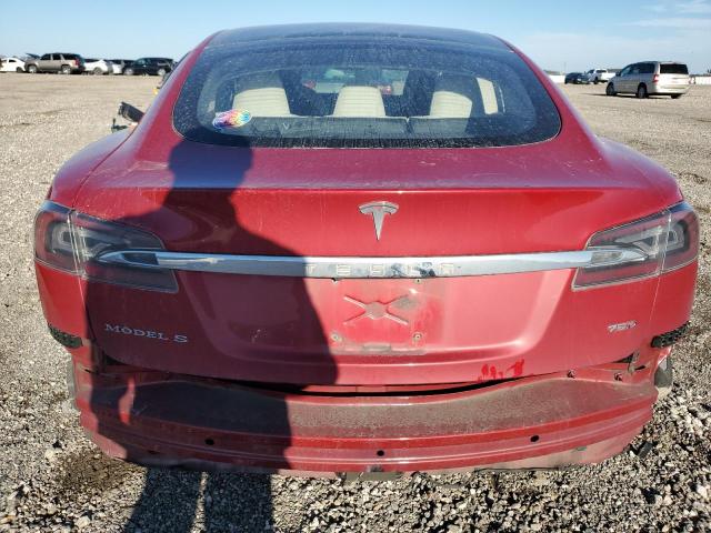 5YJSA1E2XJF259183 - 2018 TESLA MODEL S RED photo 6