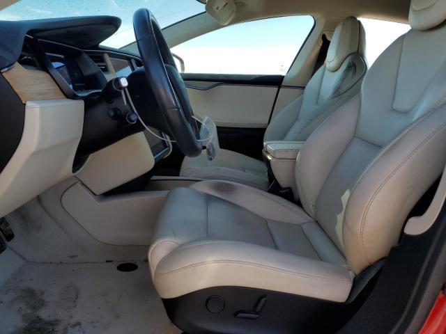 5YJSA1E2XJF259183 - 2018 TESLA MODEL S RED photo 7