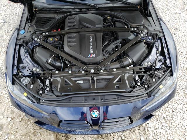 WBS43AY06NFL82227 - 2022 BMW M3 COMPETITION BLUE photo 11