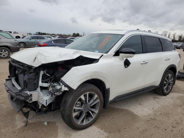 5N1DL1FRXPC367142 - 2023 INFINITI QX60 LUXE WHITE photo 1