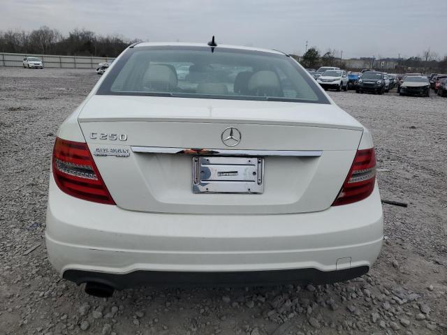 WDDGF4HB1CR223860 - 2012 MERCEDES-BENZ C 250 WHITE photo 6