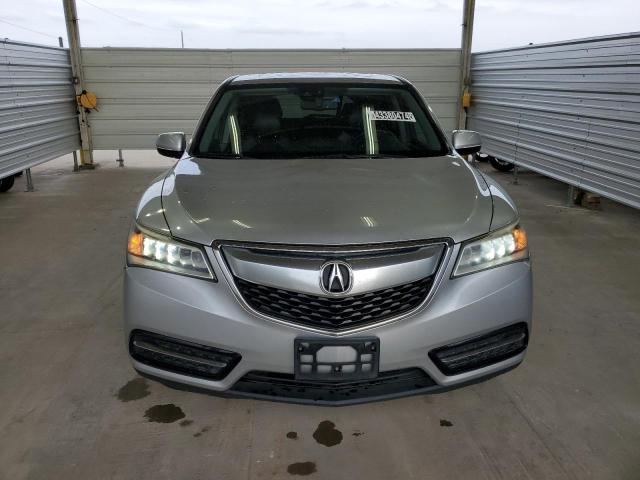 5FRYD3H62EB004950 - 2014 ACURA MDX TECHNOLOGY SILVER photo 5