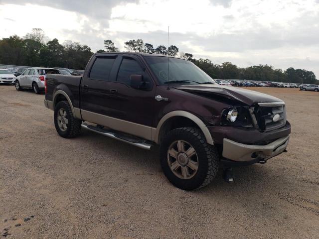 1FTPW14VX8KC56073 - 2008 FORD F150 4WD SUPERCREW BURGUNDY photo 4