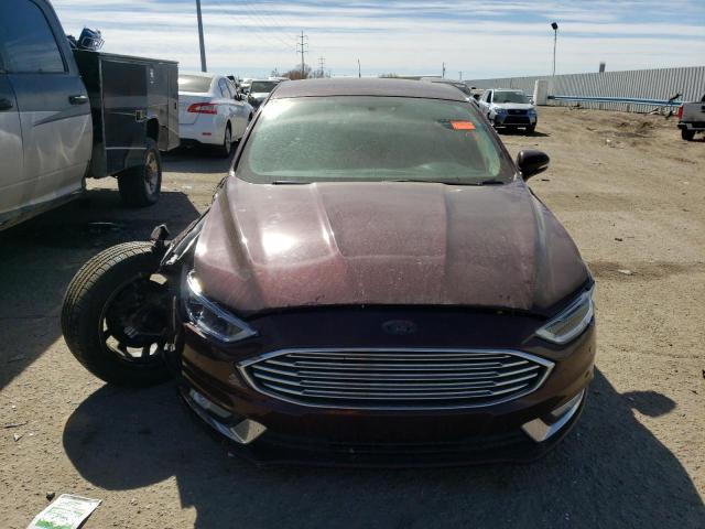 3FA6P0SU2HR209568 - 2017 FORD FUSION TITANIUM PHEV BURGUNDY photo 5