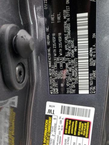 5TDGZRAH5NS103772 - 2022 TOYOTA HIGHLANDER XLE GRAY photo 14