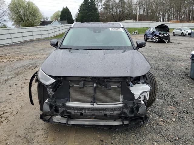 5TDGZRAH5NS103772 - 2022 TOYOTA HIGHLANDER XLE GRAY photo 5