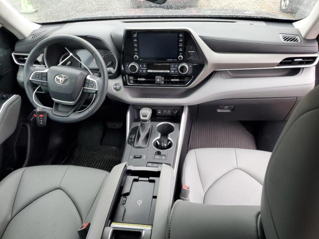 5TDGZRAH5NS103772 - 2022 TOYOTA HIGHLANDER XLE GRAY photo 8