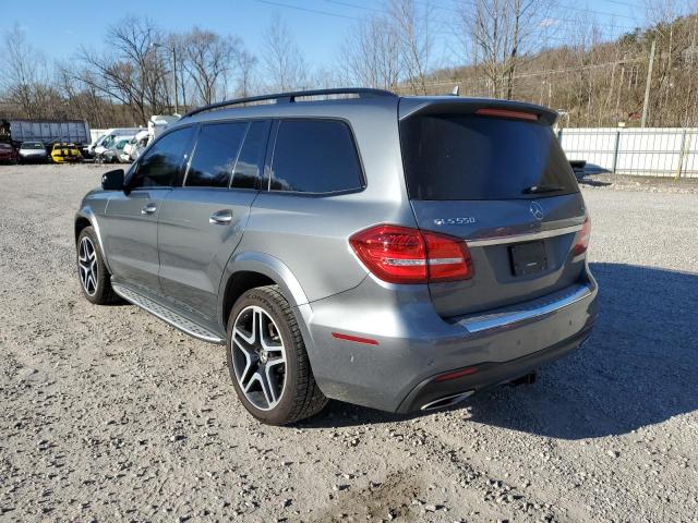 4JGDF7DE0HA916354 - 2017 MERCEDES-BENZ GLS 550 4MATIC GRAY photo 2