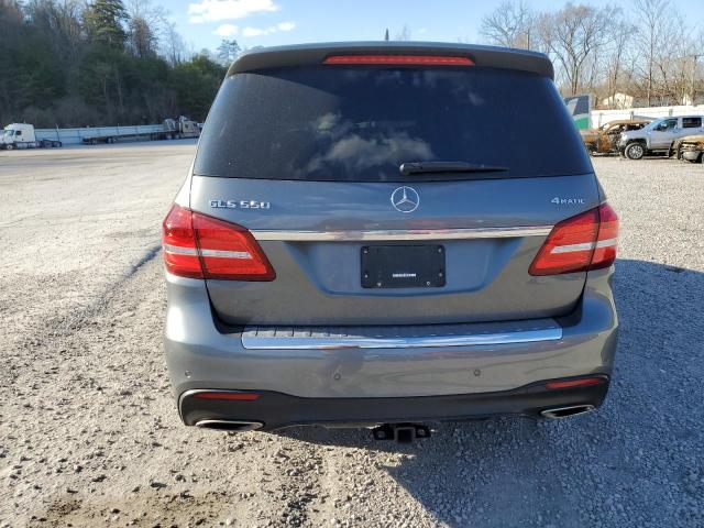 4JGDF7DE0HA916354 - 2017 MERCEDES-BENZ GLS 550 4MATIC GRAY photo 6