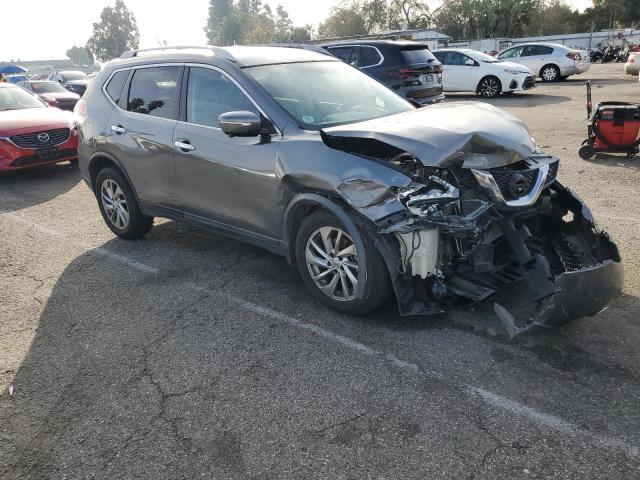 5N1AT2MV3EC822080 - 2014 NISSAN ROGUE S GRAY photo 4