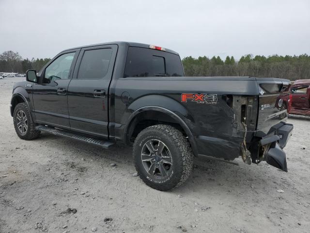 1FTEW1EF8FFA66681 - 2015 FORD F150 SUPERCREW BLACK photo 2