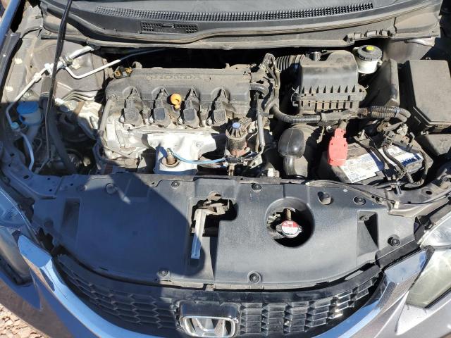 19XFB2F92EE032775 - 2014 HONDA CIVIC EXL ნაცრისფერი ფოტო 11