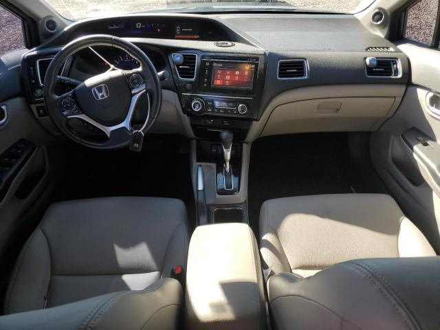 19XFB2F92EE032775 - 2014 HONDA CIVIC EXL ნაცრისფერი ფოტო 8