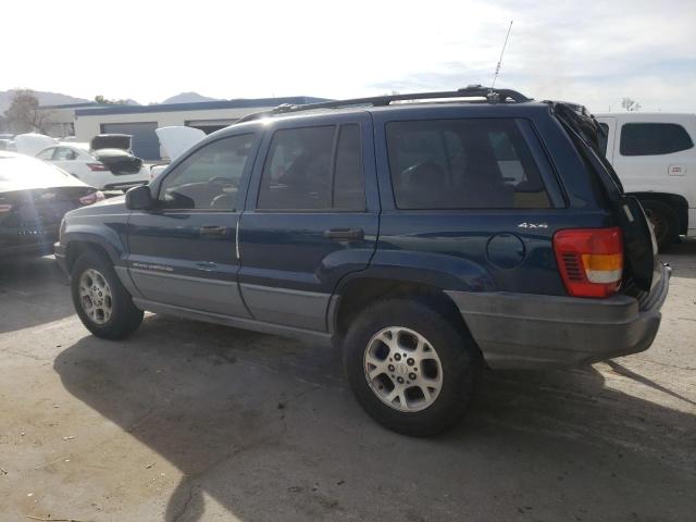 1J4GW48S2YC265470 - 2000 JEEP GRAND CHER LAREDO BLUE photo 2