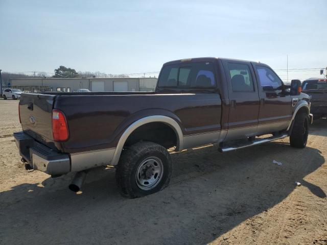 1FTWW31R78EB84908 - 2008 FORD F350 SRW SUPER DUTY MAROON photo 3