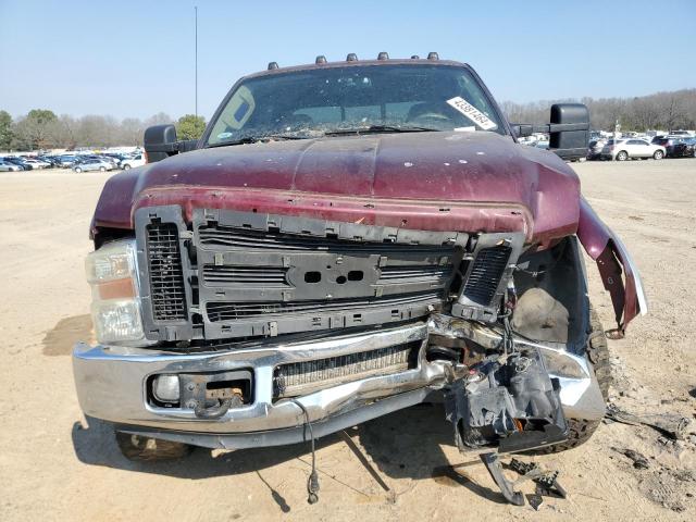 1FTWW31R78EB84908 - 2008 FORD F350 SRW SUPER DUTY MAROON photo 5