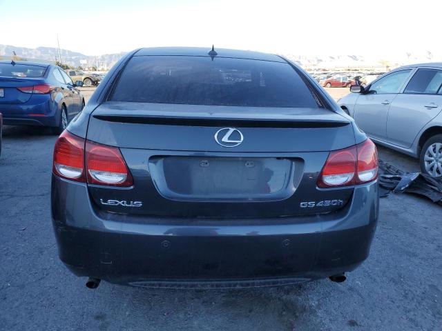 JTHBC96S675005664 - 2007 LEXUS GS 450H CHARCOAL photo 6